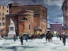 Renato Natali, Piazza Guerrazzi sotto la neve